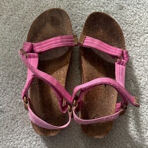 Reef Pink Platform Sandals